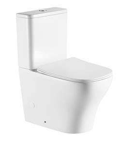 Sapho Bello randloos toilet wit 38x81x66cm
