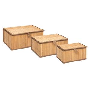 5five - 3 bambus-aufbewahrungsboxen - 5 five simply smart - Bambus