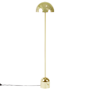 BELIANI Vloerlamp goud 158 cm rond MACASIA