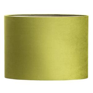 Light & Living Kap Ovaal - groen velours - 28,5x38x17,5 cm