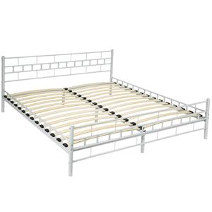Tectake Bedframe Metalen Bed Frame Met Lattenbodem 200*180 Cm 401722