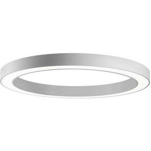 BRUMBERG Biro Cirkel Ring, Ø 45cm, aan/uit, zilver, 4.000 K