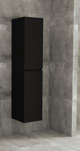 Fontana Rovigo kolomkast 160x35x35 mat zwart - nieuw