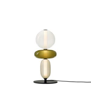 Bomma Pebbles Small Vloerlamp - Configuratie 3 - Wit & groen