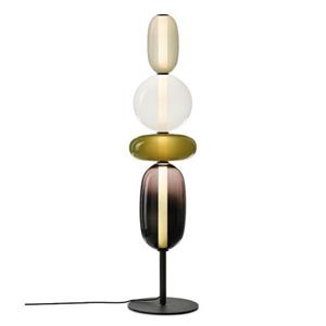 Bomma Pebbles Large Vloerlamp - Configuratie 2 - Zwart, wit & groen