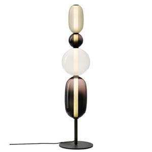 Bomma Pebbles Large Vloerlamp - Configuratie 4 - Wit & zwart