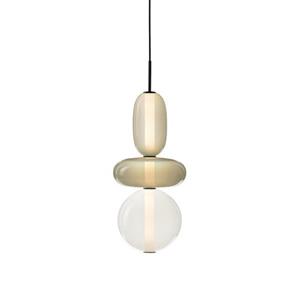Bomma Pebbles Small Hanglamp - Configuratie 6 - Wit & beige