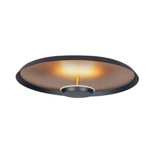 Highlight LED-Deckenleuchte Oro, &Oslash; 36 cm, schwarz/gold, Metall dimmbar