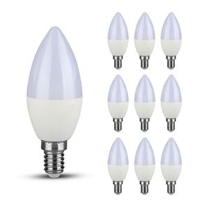 V-TAC - 10x E14 LED-Lampe - 3.7 Watt - 320 Lumen - Neutralweiß 4000K - Ersetzt 25 Watt