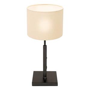 Steinhauer LIGHTING LED Tischleuchte, Tischleuchte Beistelllampe Schreibtischlampe Metall Stoff Drehschalter Weiß