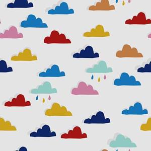 Joules Vliestapete "Whatever the Weather White/Rainbow", Motiv, Motiv