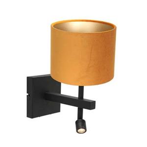 Steinhauer Stang wandlamp geel metaal kapdiameter: 20 cm