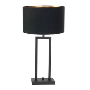 Steinhauer LIGHTING LED Tischleuchte, Tischleuchte Beistelllampe Schlafzimmerleuchte Wohnzimmerlampe Metall Stoff