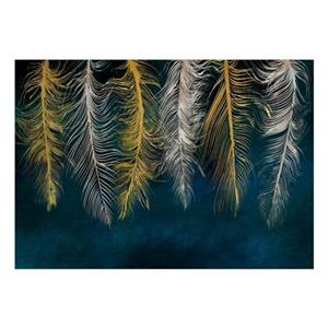 Walljar.com Walljar - Fotobehang - Gilded Feathers