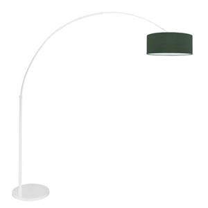 Steinhauer Stehleuchte Sparkled Light in Weiß und Grün E27 500mm