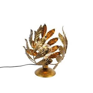 QAZQA Vintage Tischlampe Antik Gold 30 cm - Linde