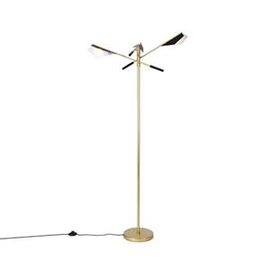 QAZQA Vloerlamp sinem - Goud/messing - Design - D 60cm