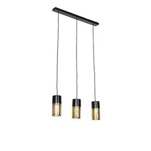 QAZQA Hanglamp raspi - Goud/messing - Industrieel - L 80cm
