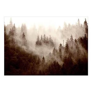 Artgeist Mountain Forest Sepia Vlies Fototapete