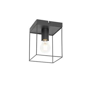 QAZQA Plafondlamp kodi - Zwart - Modern - L 15cm