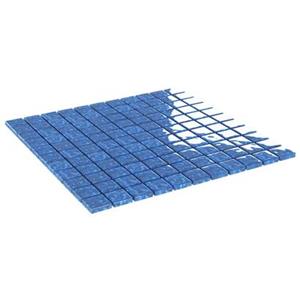 Mosaikfliesen 22 Stk. Blau 30x30 cm Glas Blau - Vidaxl