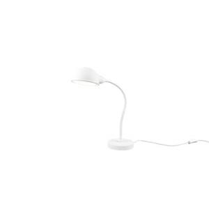 webmarketpoint Weiße Schreibtischlampe mit flexiblem Arm Perry Trio Lighting