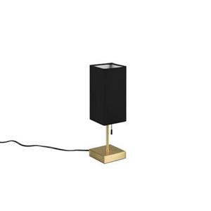 Reality Leuchten Tischleuchte Ole mit USB-Anschluss, schwarz/nickel
