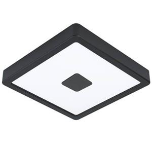 EGLO LED-Außendeckenleuchte Iphias 2, 21x21 cm, schwarz