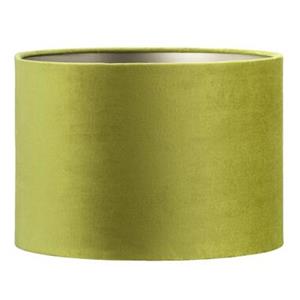 Light & Living Kap Cilinder - groen velours 1 - Ø30x21 cm