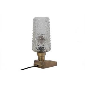 BePureHome Charge Tafellamp - Metaal/Glas - Antique Brass - 31x12x10