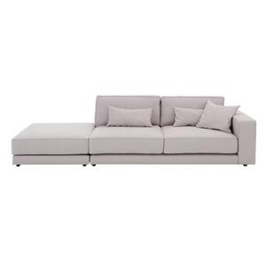 OTTO products Ottomane "Grenette", Modulsofa, im Baumwoll-/Leinenmix oder umweltschoned aus recycelten Stoffen, Federkern