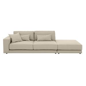 OTTO products Ottomane "Grenette", Modulsofa, im Baumwoll-/Leinenmix oder umweltschoned aus recycelten Stoffen, Federkern