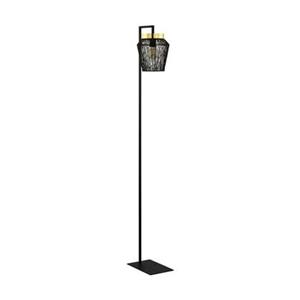 EGLO Escandidos Vloerlamp - E27 - 170 cm - Zwart/Geelkoper/Goud