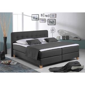 Home affaire Boxspring Fargo XXL in extra lang 220 cm, met topmatras, 3 uitvoeringen, 4, breedten