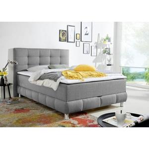 INOSIGN Boxspring Vaasa inclusief bedlade & topper, xxl-uitvoering, extra lengte 220 cm