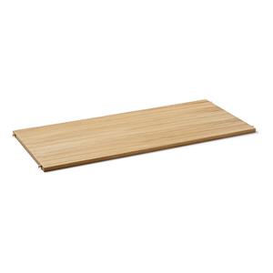 Ferm LIVING-collectie Punctual shelving system houten plank naturel oak/cashmere