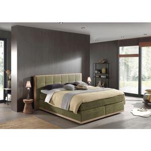 Places of Style Boxspring Vinton van massief eiken, verschillende hardheden (ook h4) (5 stuks)