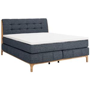 OTTO products Boxspringbett »Jelle« (5-St), mit zertifizierten, recycelten Bezugsstoffen, verschiedene Ausführungen, auch Härtegrad 4 erhältlich!