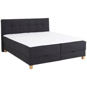 Home affaire Boxspring Haley in 2 matrassoorten en 4 kleuren, incl. topmatras en bedkist