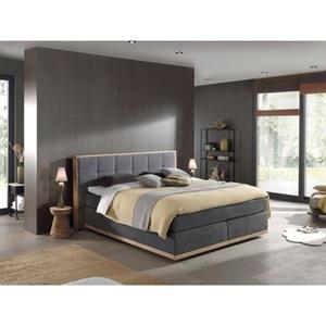 Places of Style Boxspring Vinton van massief eiken, verschillende hardheden (ook h4) (5 stuks)