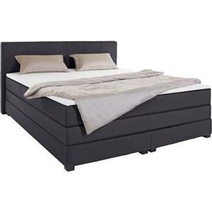 OTTO products Boxspringbett Peetu, Taschenfederkern-Matratze, in 4 Breiten und 4 Farben, incl. Topper