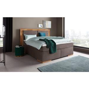 Places of Style Boxspring Cup met massief houten frame, met topmatras, in 2 hardheden, in 3 breedten