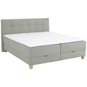 Home affaire Boxspring Haley in 2 matrassoorten en 4 kleuren, incl. topmatras en bedkist