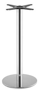 SCAB Tafelonderstel Tiffany - Hoogte 109 Cm - Ronde Poot - Ronde Voetplaat - Gepolijst RVS