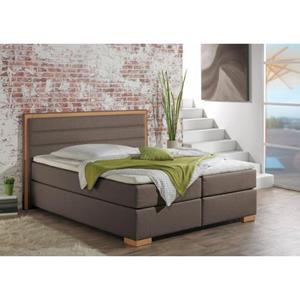 Home affaire Boxspring Treviso in 5 breedten, 3 uitvoeringen, 2 hardheden, topmatras. houten frame