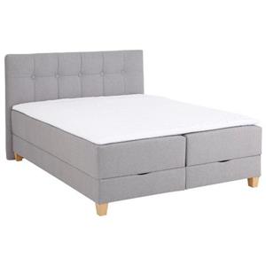 Home affaire Boxspring Lonrai in h2, h3 & h4 en xxl - overlengte 220 cm beschikbaar, incl. topper