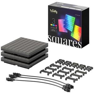 Twinkly RGB-Squares schwarz, IP20, 3er Erweiterung