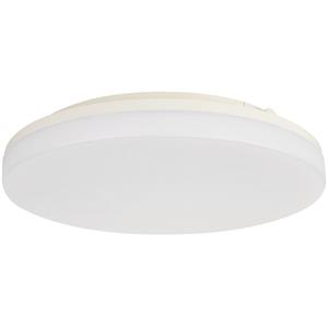 BES LED LED Plafondlamp - Plafondverlichting - Badkamerlamp - Andres - Opbouw Rond 20W - Waterdicht IP54 - Helder/Koud Wit 6400K - Mat Wit - Kunststof