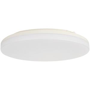 BES LED LED Plafondlamp - Plafondverlichting - Badkamerlamp - Andres - Opbouw Rond 30W - Waterdicht IP54 - Helder/Koud Wit 6400K - Mat Wit - Kunststof