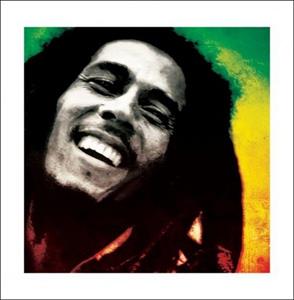 Pyramid Bob Marley Paint Kunstdruk 40x40cm
